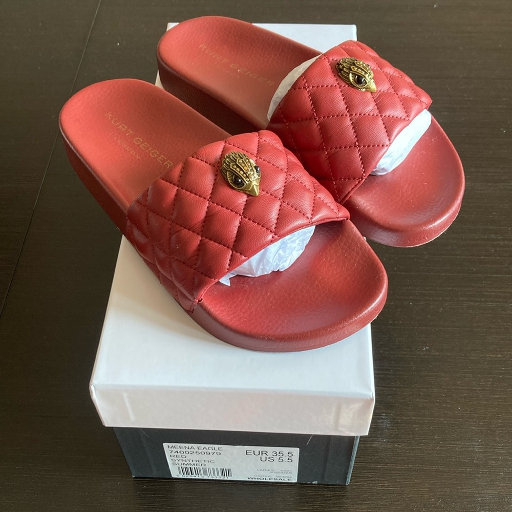 KURT GEIGER MEENA EAGLE SANDALS